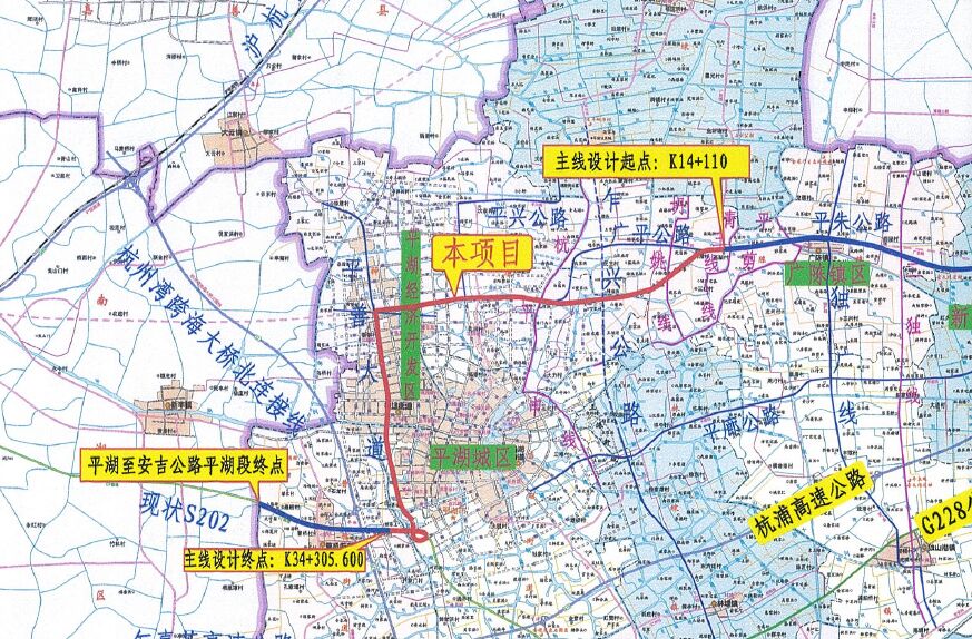 中标平湖至安吉公路平湖新仓至曹桥段工程tj-1施工标段